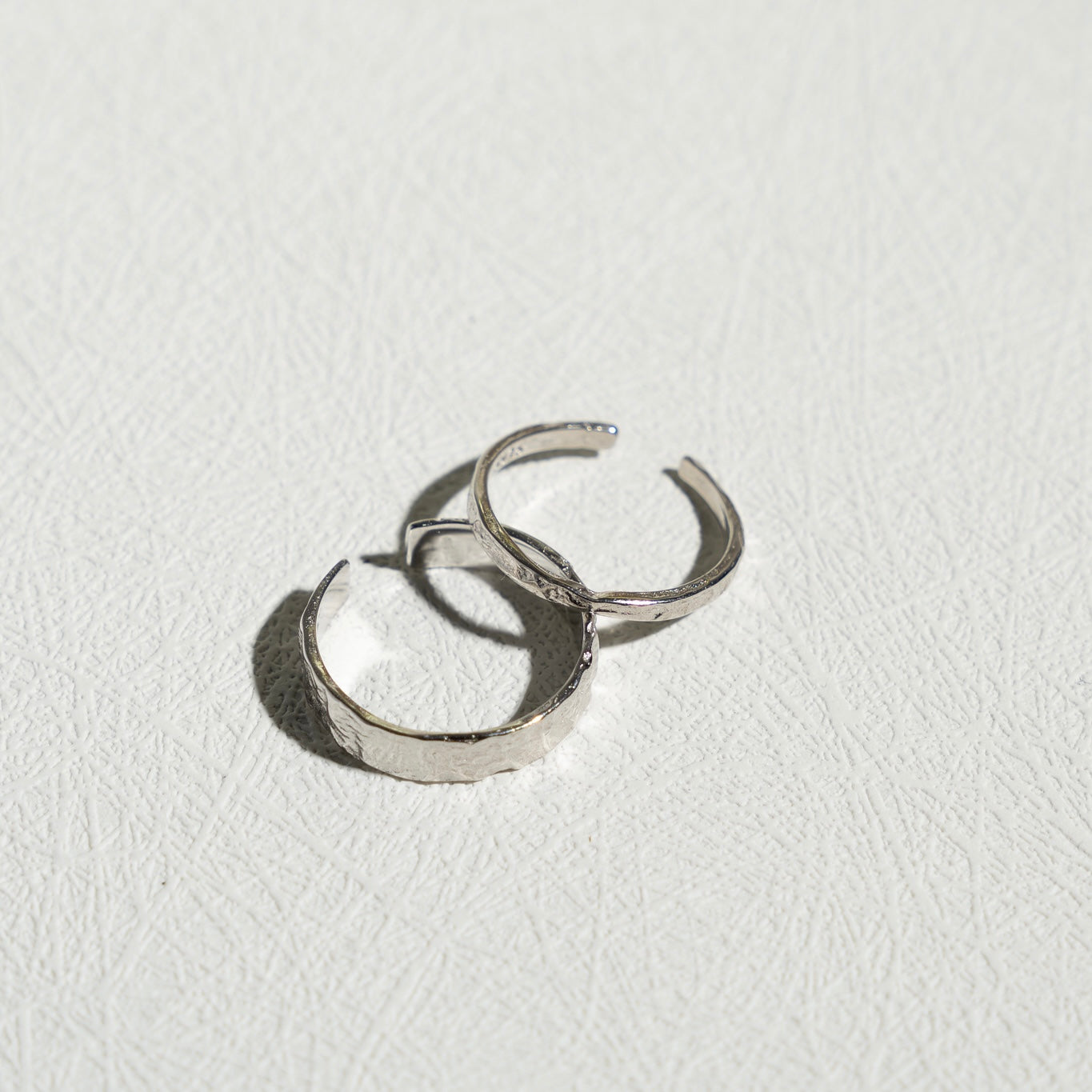 The Stackable Texturized Couple Rings