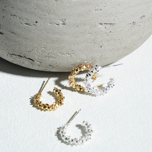 Pieces of Silver/ Gold Hoop 2