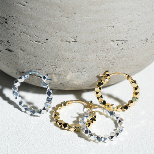 Pieces of Silver /Gold Hoop